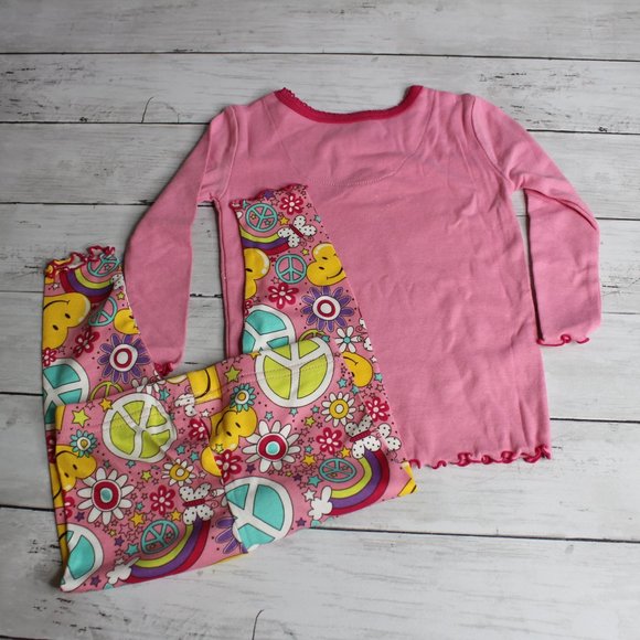 TCP Baby Girl's Pajama Set Set Size 18 Months Pink Long Sleeve Cotton - Picture 4 of 6